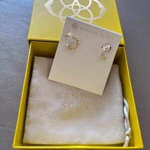 Kendra Scott gold earrings